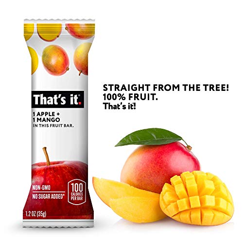 That's it. Apple + Variety 100% Natural Real Fruit Bar, Best High Fiber Vegan, Gluten Free Healthy Snack, Paleo for Children & Adults, Non GMO No Added Sugar, No Preservatives Energy Food (12 Pack)