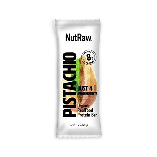 Nutrawbar, Organic Superfood, Raw Fruit and Nut Bar, Pistachio, 1.4 Oz, 12 Count