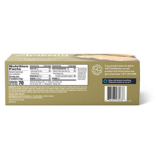 Aplenty, Everything Flatbread Crackers, 4.4 oz