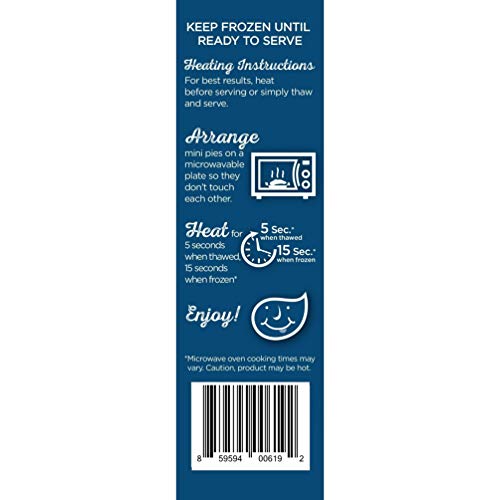 Katz Gluten Free Blueberry Mini Pies | Dairy Free, Nut Free, Soy Free, Gluten Free | Kosher (3 Packs of 4 Mini Pies, 5.5 Ounce Each)