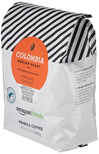 Fresh Colombia Ground Coffee, Medium Roast, 32 Ounce