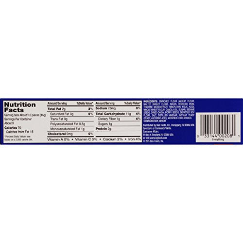 New York All Natural Flatbreads, Everything, 5 Ounce (Pack of 12)