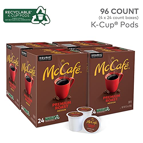 McCafé Premium Roast, Keurig Single Serve K-Cup Pods, Medium Roast Coffee Pods, 96 Count