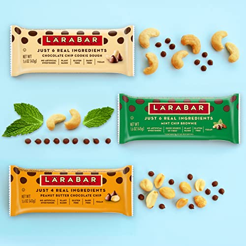 Larabar Peanut Butter Chocolate Chip, Gluten Free Fruit & Nut Bars, 16 ct