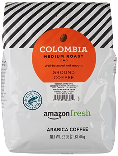 Fresh Colombia Ground Coffee, Medium Roast, 32 Ounce