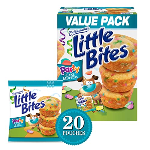 Entenmann's Little Bites Party Cakes Muffins 20 Pouches