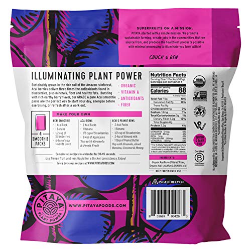 Pitaya Foods - Organic Acai Smoothie Packs
