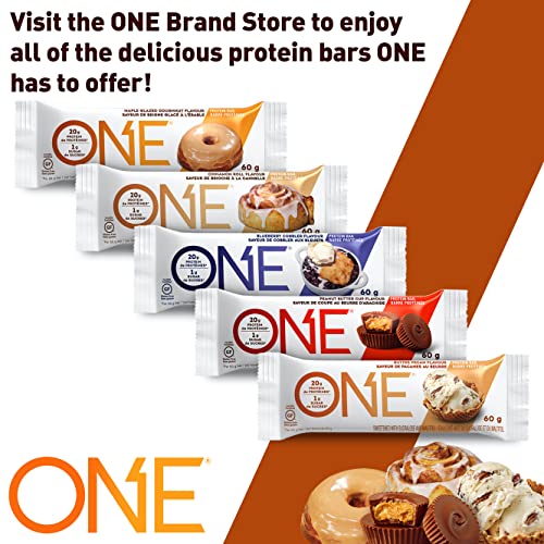 ONE Protein Bars, Best Sellers Variety Pack, Gluten Free 20g Protein and Only 1g Sugar, Best Sellers Variety Pack, 2.12 oz (12 Pack)