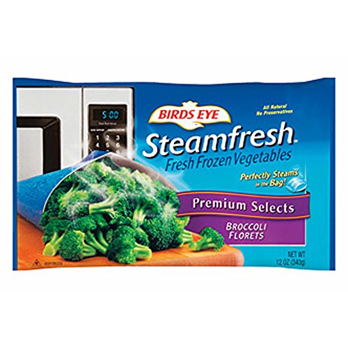 BIRDS EYE STEAMFRESH VEGETABLES BROCCOLI FLORETS 12 OZ PACK OF 3
