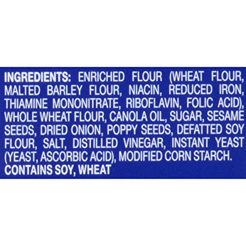 New York All Natural Flatbreads, Everything, 5 Ounce (Pack of 12)
