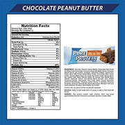 Pure Protein Bars, High Protein, Nutritious Snacks to Support Energy, Low Sugar, Gluten Free, Chocolate Peanut Butter, 1.76oz, 12 Count (Pack of 1)