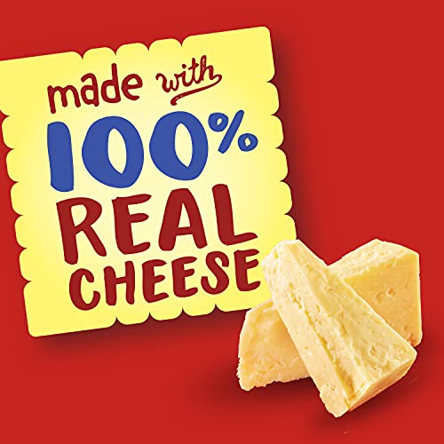 Cheez-It Cheese Crackers, Baked Snack Crackers, Office and Kids Snacks, Variety Pack, 38oz Case (42 Pouches)