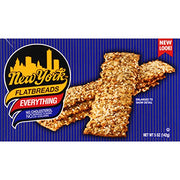 New York All Natural Flatbreads, Everything, 5 Ounce (Pack of 12)